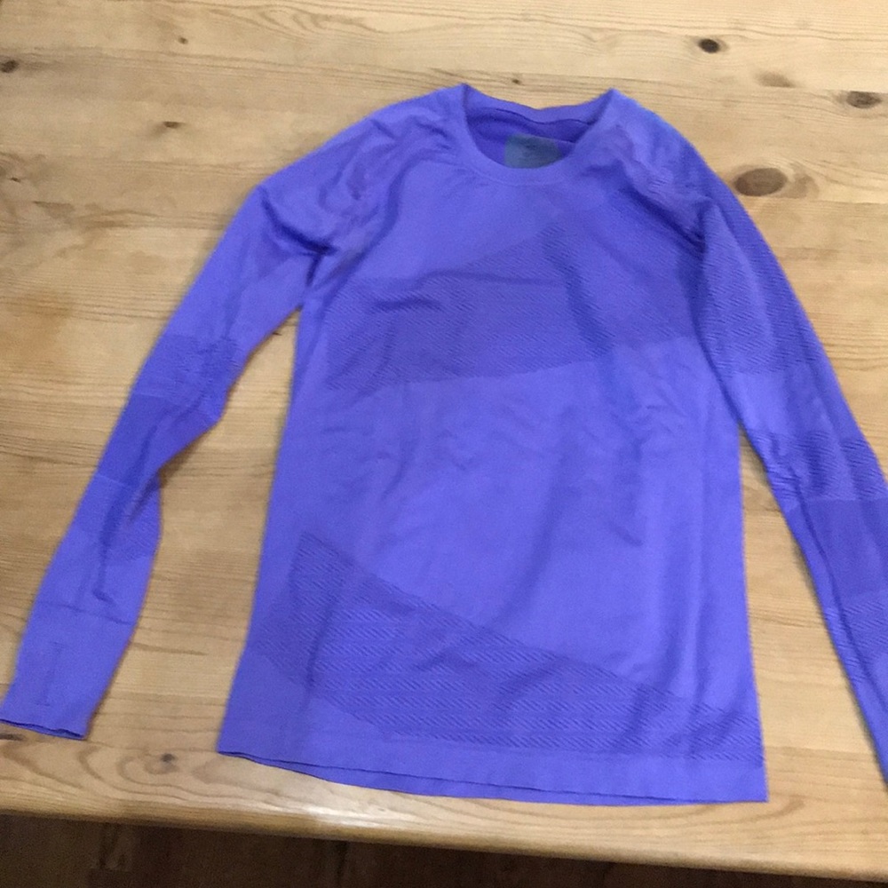 Oiselle purple athletic top